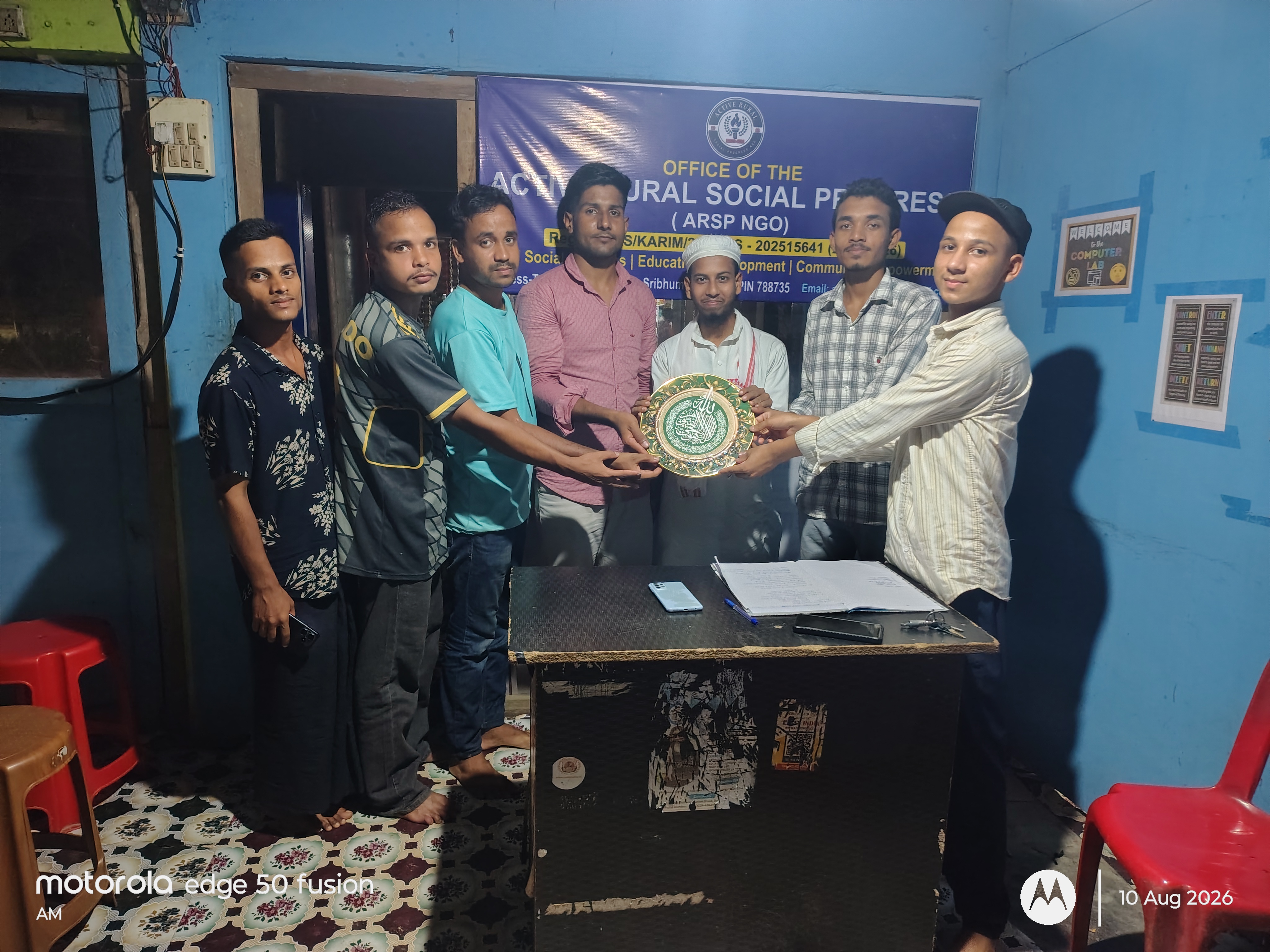 Inauguration program at office 
